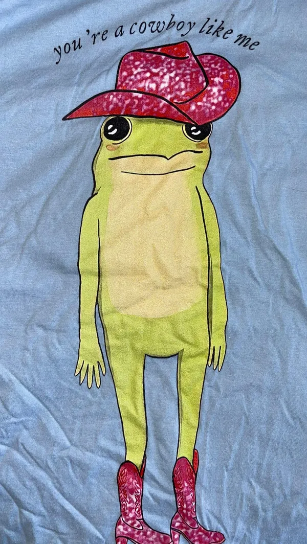 Cowboy Like Me Taylor Swift Frog Shirt - Image 2