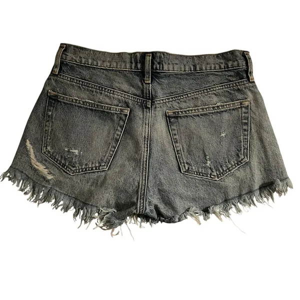 AGOLDE Parker Vintage Cut Off Denim Short 27 Women’s Swapmeet Blue - Image 3