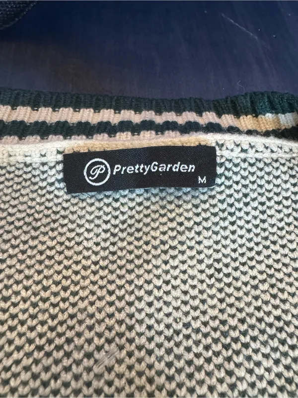 PrettyGarden Chain Link Embroidered Cardigan - Image 2