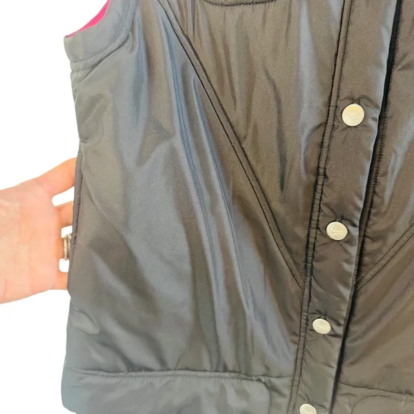 Nike Sportswear Vest Puffer Sleeveless Full Snap Black Pink L‎ Fuschia Gorpcore - Image 9