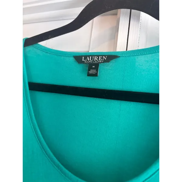 Lauren‎ Ralph Lauren Turqouise Maxi Dress Size Medium - Image 7