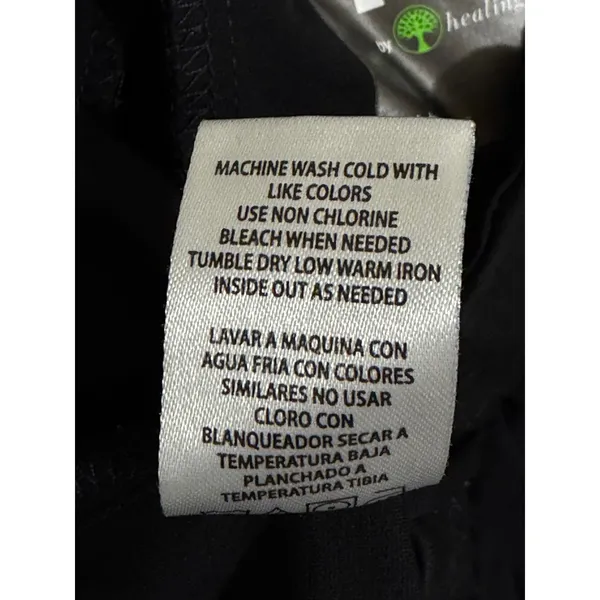 Onyx by Healing Hands Athena Black Cargo Scrub Pants Petite Medium 9401P - Image 5