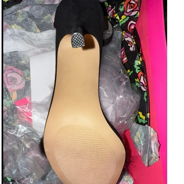 New betsey johnson womens harpur open toe special occasion ankle strap sandals 7 - Image 5