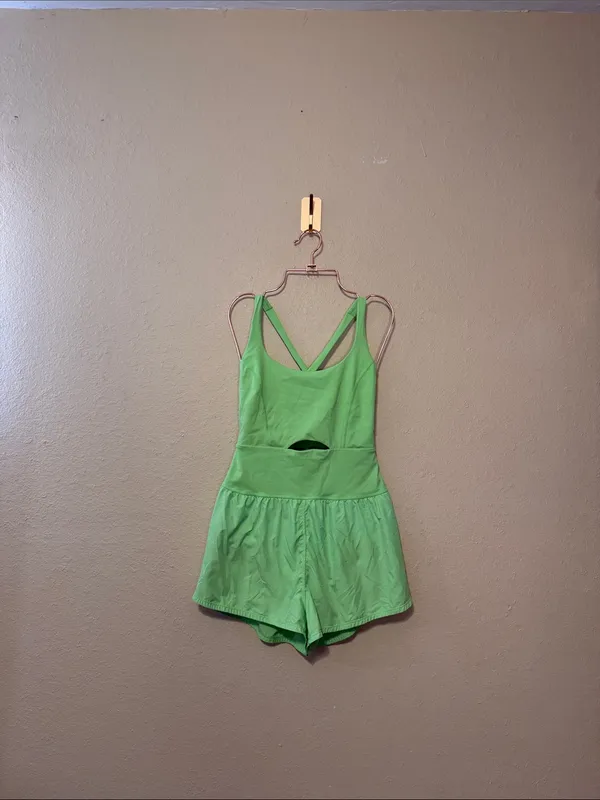 Free People Movement Righteous Runsie in Neon Lime Size Small - Image 4