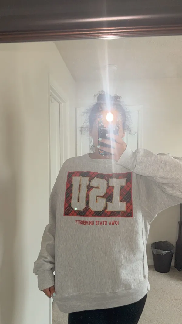 Vintage Iowa State University Crewneck - Image 2