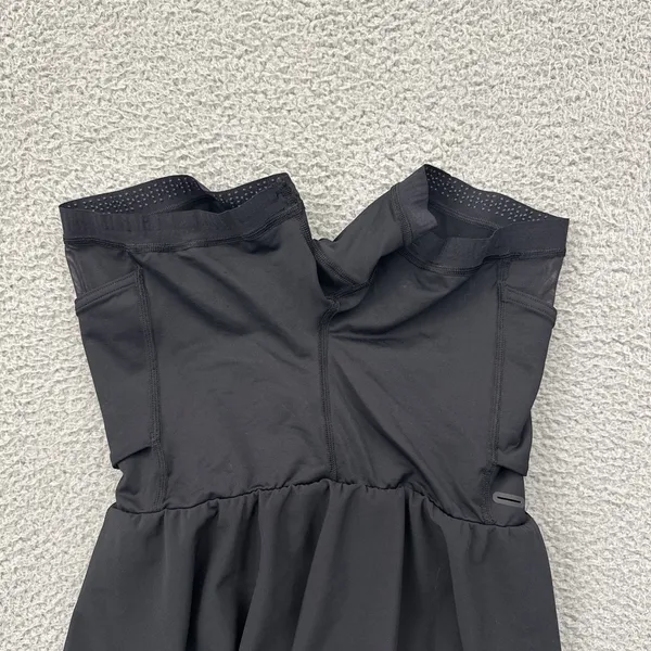 Lululemon Court Rival High Rise Skirt Skort Black Athletic Tennis Women's 2 Tall - Image 3