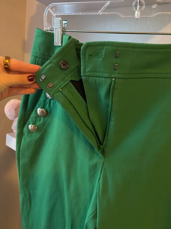 Green White House Black Market Pants - Image 3