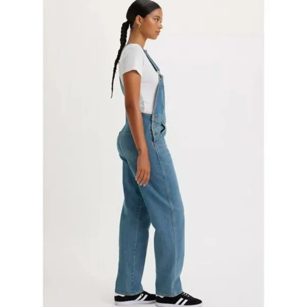 Levi's XL Vintage Denim Overalls Fresh Perspective - Blue X-Large - Image 2