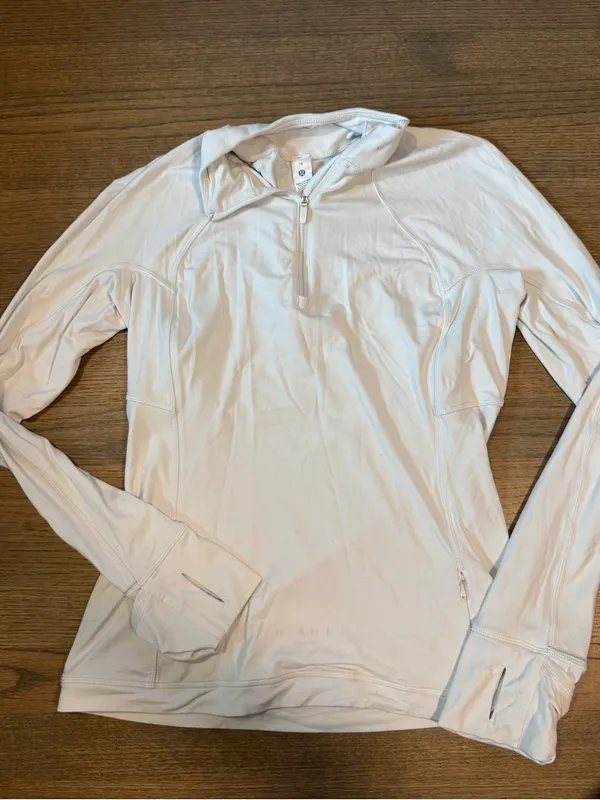 Lululemon It's Rulu Run Quarter Zip Size 10 - Image 2