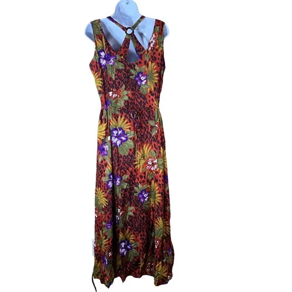 Vintage Scarlett sleeveless button front maxi dress‎ - Image 9