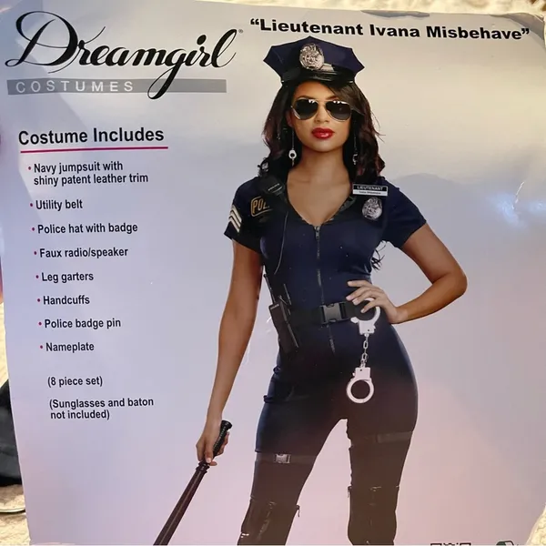 NEW Dreamgirl Sexy Cop Costume Size Small - Image 11