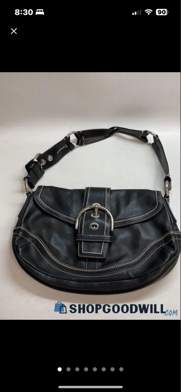 Coach Leather Black Shoulder Bag Soho - Image 3