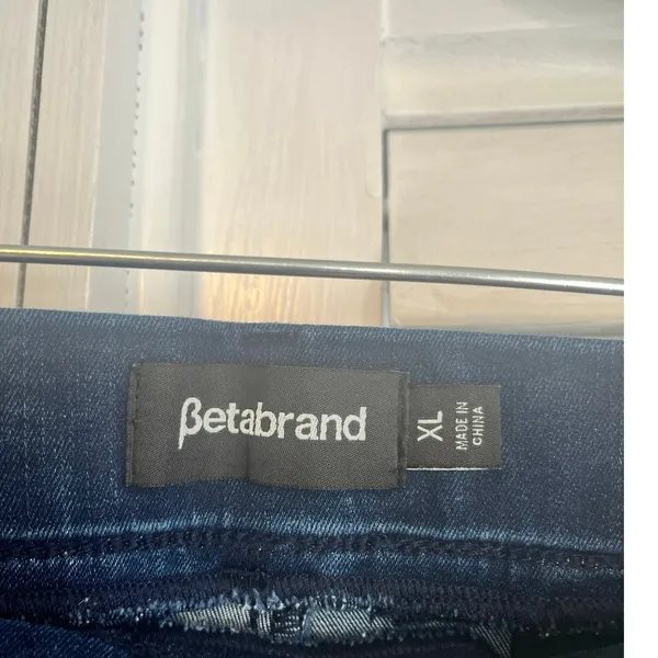 Betabrand Darkwash Yoga Pull On Jeans‎ Size XL - Image 7