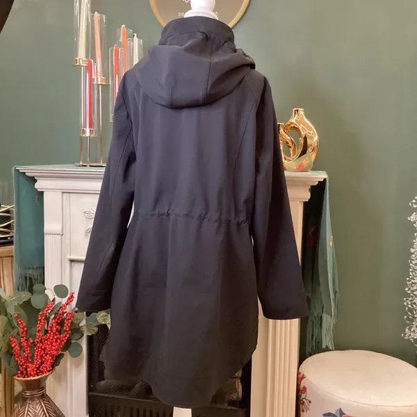 Tommy Hilfiger Black‎ Hooded Utility Jacket - Image 2