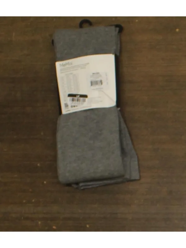 NWT MeMoi Flat Knit Cotton Blend Sweater Tights 92514073 Medium Gray M / L - Image 5