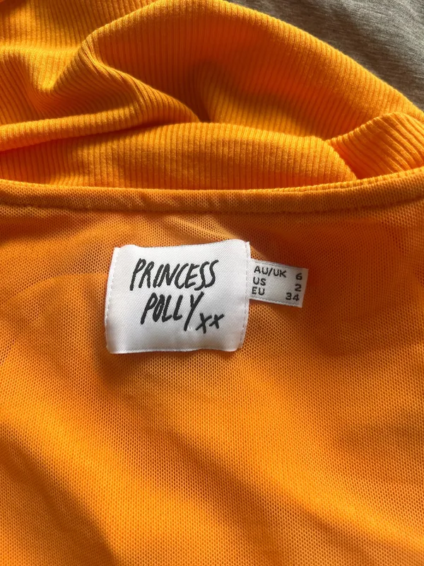 Princess Polly Dress Mini Orange - Image 3