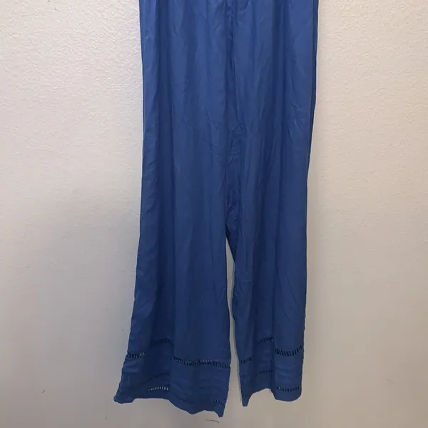 NWT O’Neill Malia XL blue strappy lightweight jumpsuit - Image 4