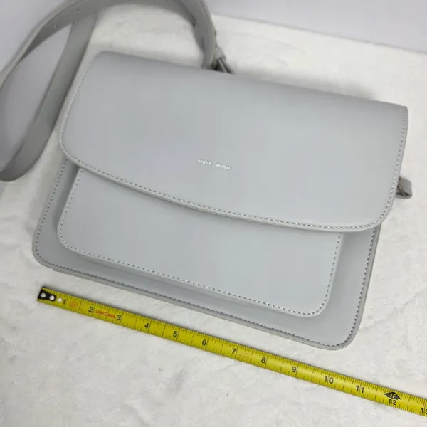 Pixie Mood Light Gray Crossbody Bag.‎ Size 10" - Image 10