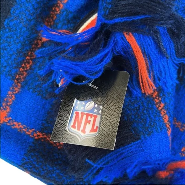 Little Earth NWT Chicago Bears Fringed Blanket Scarf - Image 5