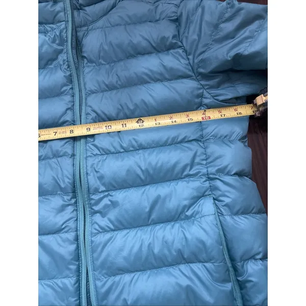 REI Co-Op Teal Puffer Down Insulated Full Zip Jacket Kids XL (18) Packable - Image 11