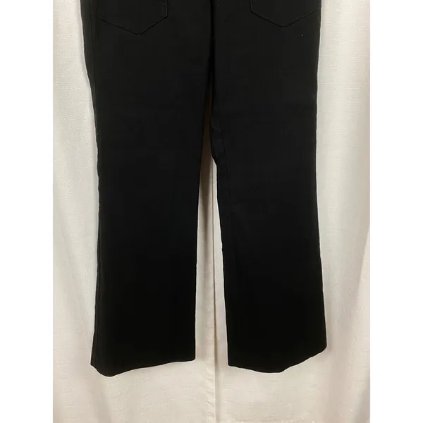 Anthropologie Maeve Black The Naomi Wide Leg Pants Sz.0 - Image 8