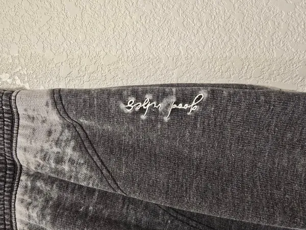 Free People Cozy Cool Girl Lounge Pants in a washed black grey finish XL - Image 4