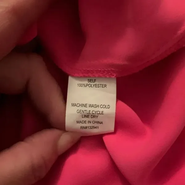 Amanda Uprichard Edith Mini Dress Hot Pink - Image 11