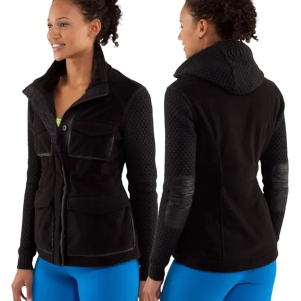 Lululemon Black Miracle Jacket Sz 6 - Image 11