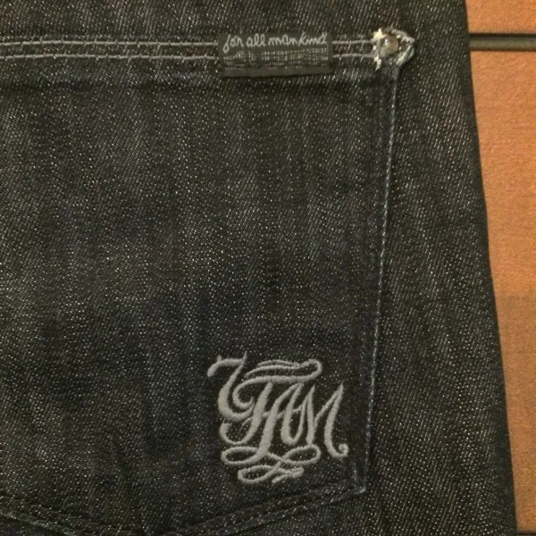 Seven for all Mankind 7fam bell bottom dark wash jeans 28 - Image 5