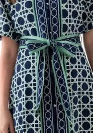 Crown & Ivy Puff Sleeve Printed Collared Maxi Dress With Tie- Sz 3x- Nwt - Image 3