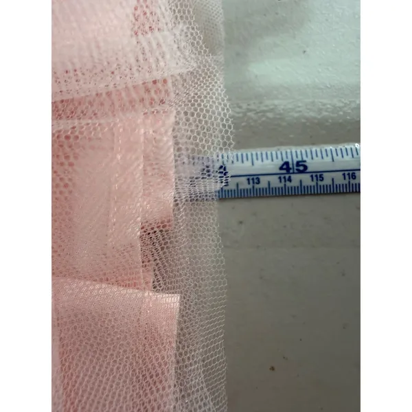 AURA Tulle Bow‎ Midi Dress Womens Small Pink Sweetheart Balletcore Coquette - Image 12