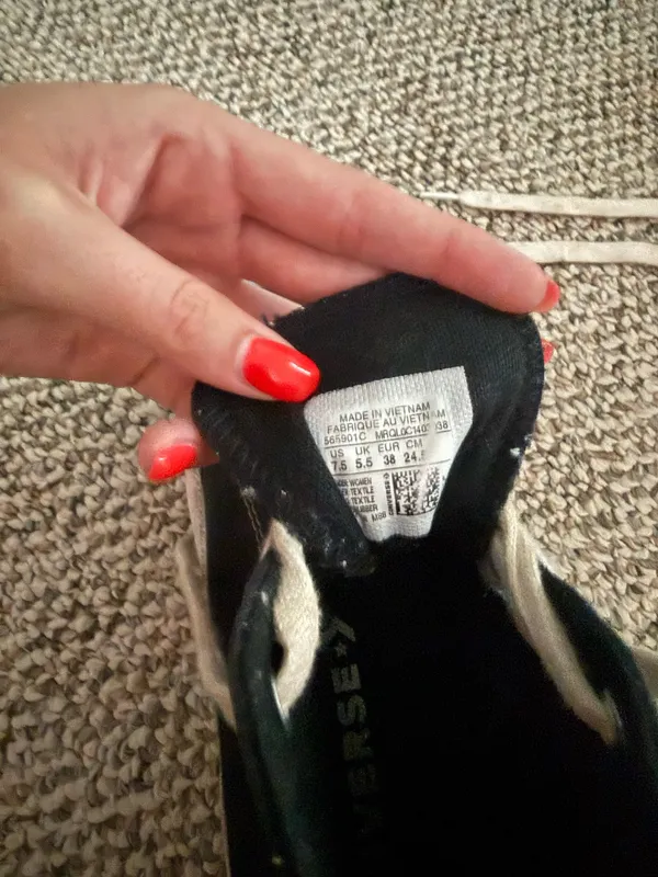 Black High-Top Converse - Image 3
