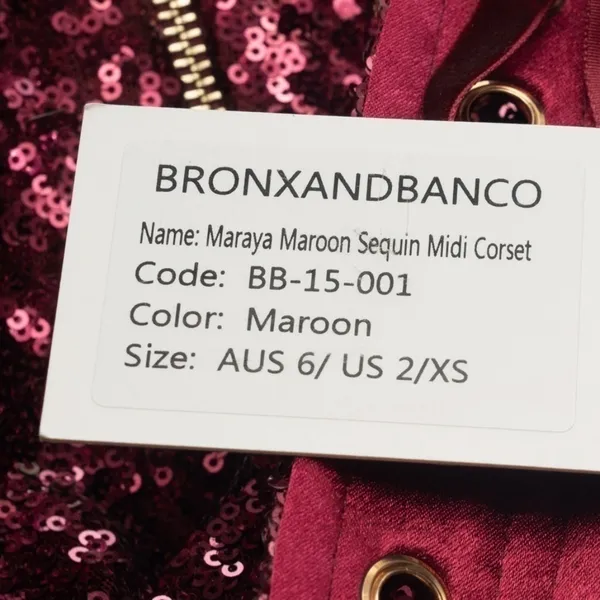 Bronx and Banco Maraya Sequin‎ Strapless Midi Dress - Image 17