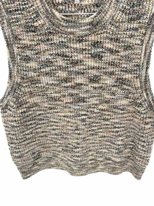 MADEWELL Space-Dyed Boulier Crewneck Sweater Classic Luxury Sleeveless Vest - Image 6