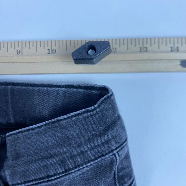 Juicy Couture Jeans Womens 2 Gray Charcoal Wash Mid Rise Skinny Stretch‎ Denim - Image 10