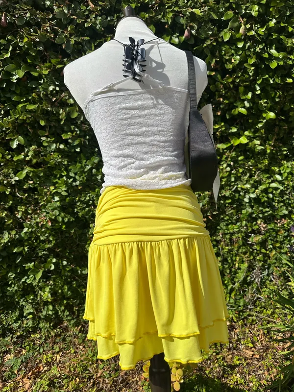 ✨Y2k yellow ruffle skirt - Image 2