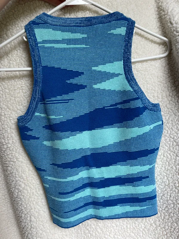Knit Aztec Tank Top Multiple - Image 2