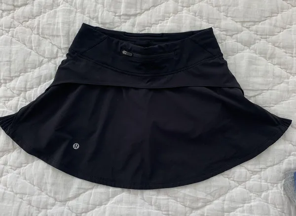 Lululemon Black Tennis Skirt - Image 2