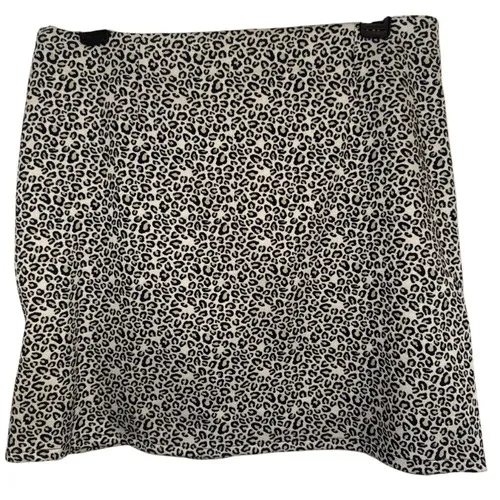 ZARA Leopard Print Knot Front Draped Mini Skirt NWOT‎ Size Medium - Image 6