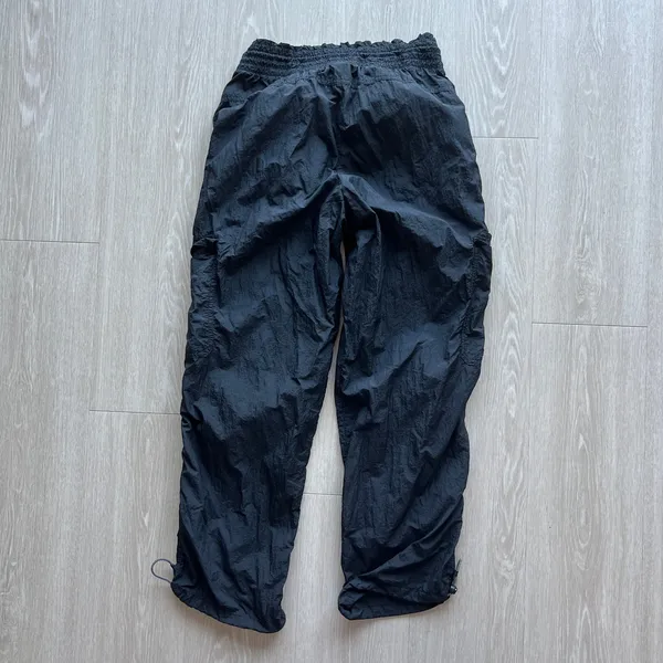 Old Navy Quick Dry Nylon Pants Womens Small Black Drawstring Waist - Image 3