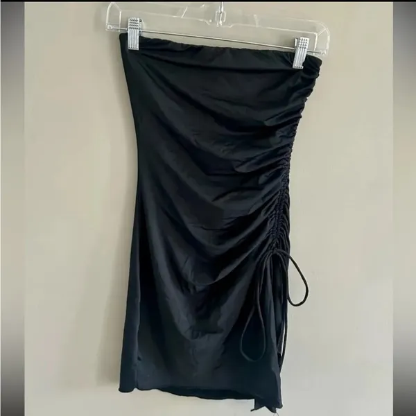 Princess Polly Black Strapless Dress - Image 2