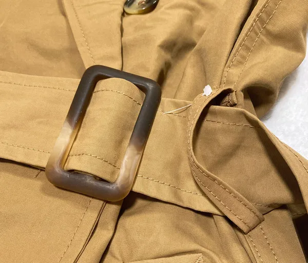 Old Navy NWT Water-Resistant Tie-Belt Trench Coat - Image 8