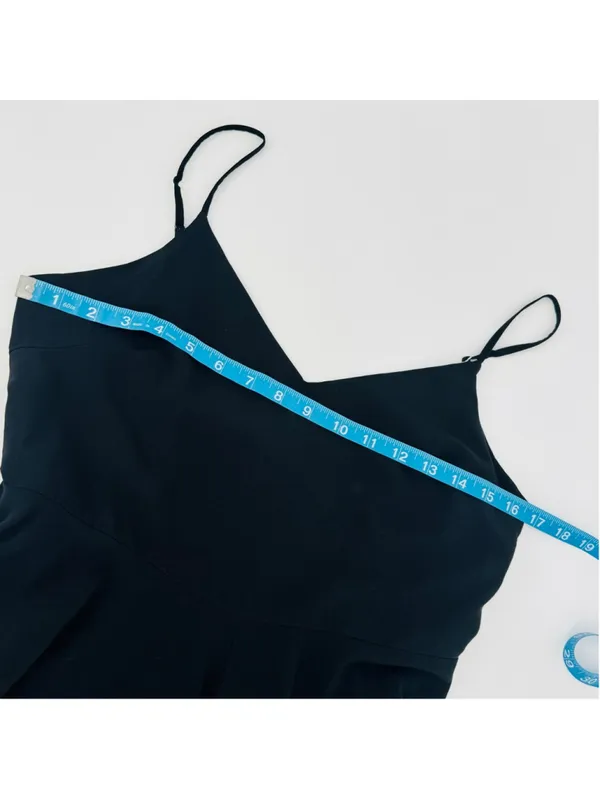 Gap Black Fit and Flare Cami Mini Dress M - Image 6