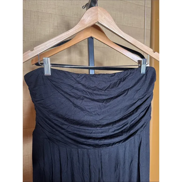 NWT Lane Bryant Black Convertible Strapless Midi Dress Plus Size 14/16 1X - Image 4