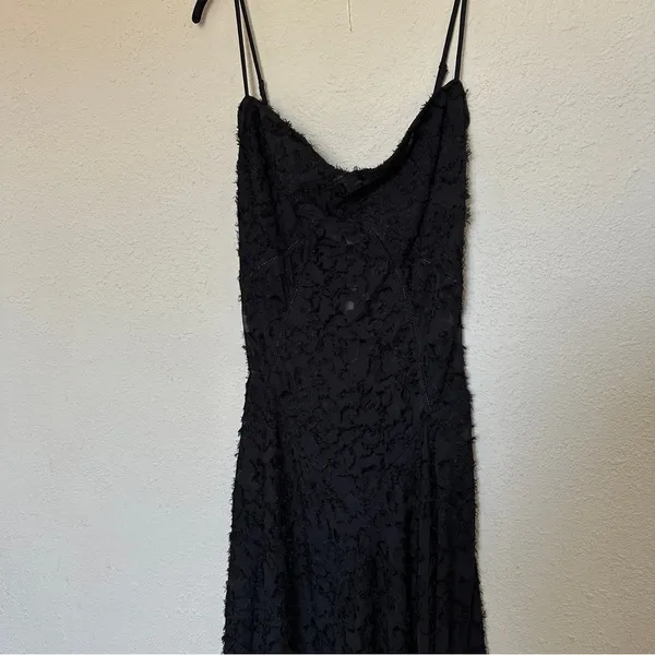House of CB ‘Seren’ Black Floral Lace Back Maxi Dress NWOT size‎ M regular A-C - Image 7