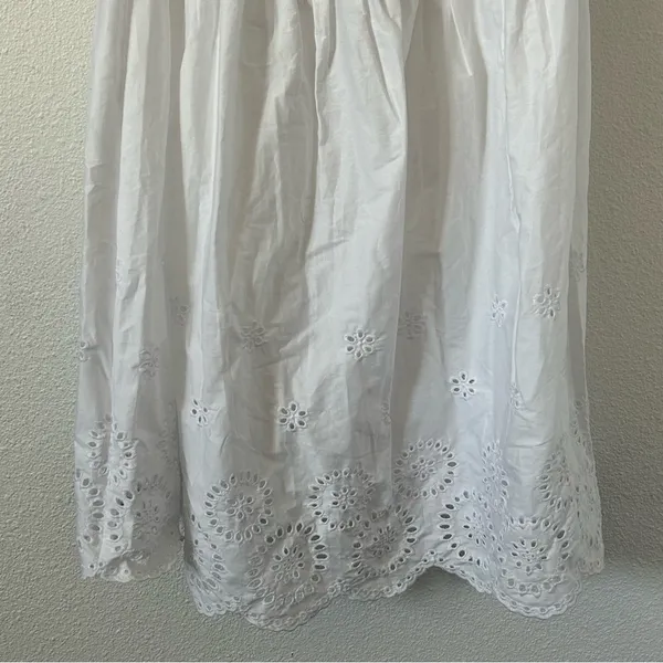 eyelet halter maxi summer dress sz large - Image 13