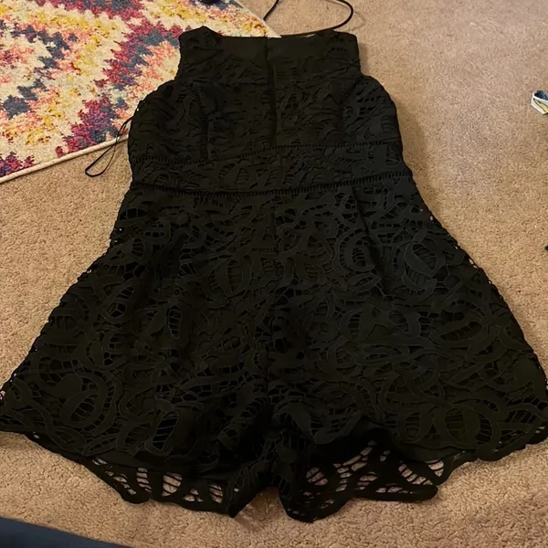 NWT Adelyn rae‎ large black romper - Image 2