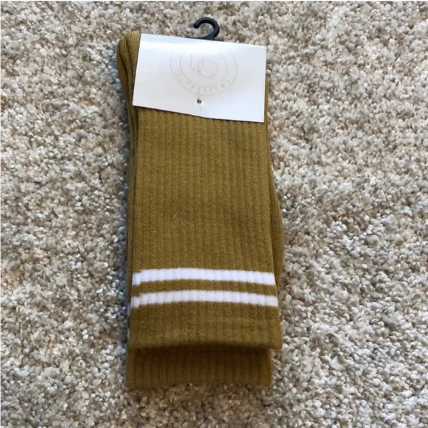 Urban Outfitters New athletic stripe crew socks, one size - Image 3