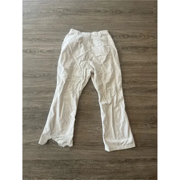Levi’s Premium Math Club Flare Corduroy Pants Womens Size 29 Cream Y2K Boho - Image 6