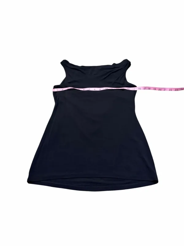 ALICE + OLIVIA sheer black tank with beaded details on back - Image 4